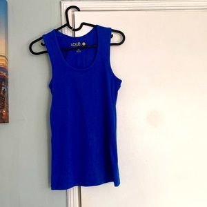 ❤️❤️ LOLE Certified Organic Cotton Royal Blue Tank Top
